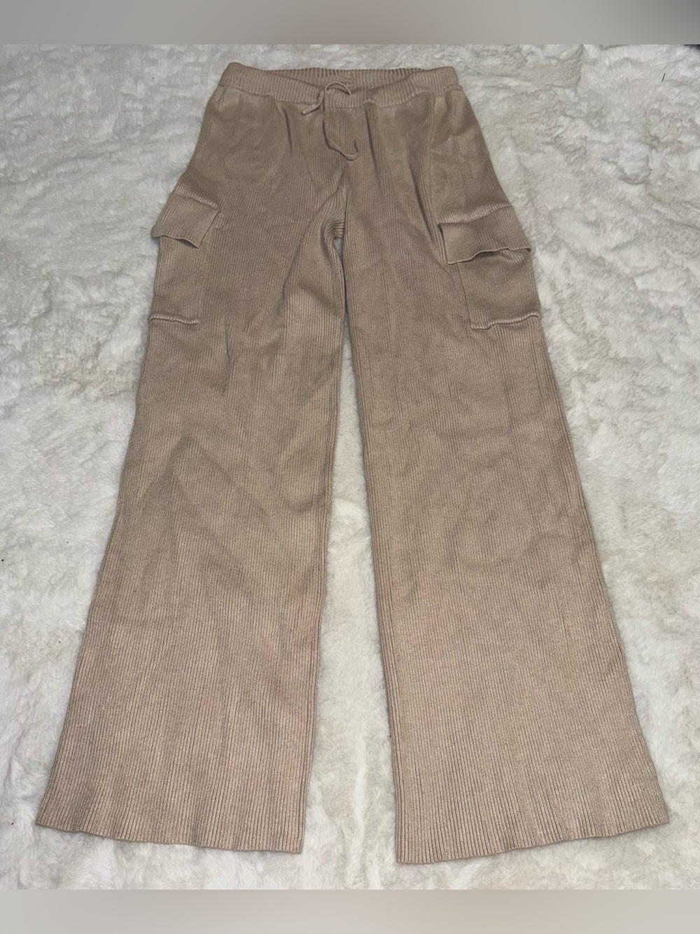 pink rose wide leg pants